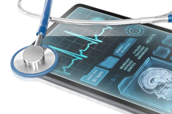 Stethoscope and Tablet